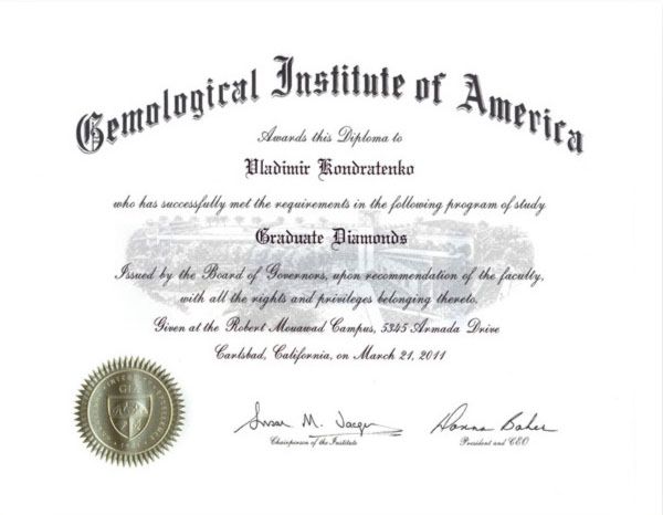 Diplomas & Certificates