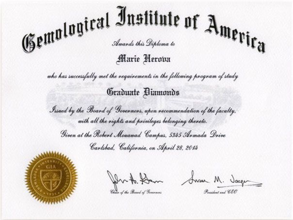 Diplomas & Certificates