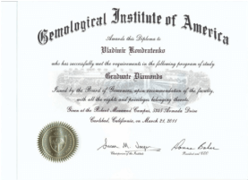 GIA Diamonds Graduate diplomas