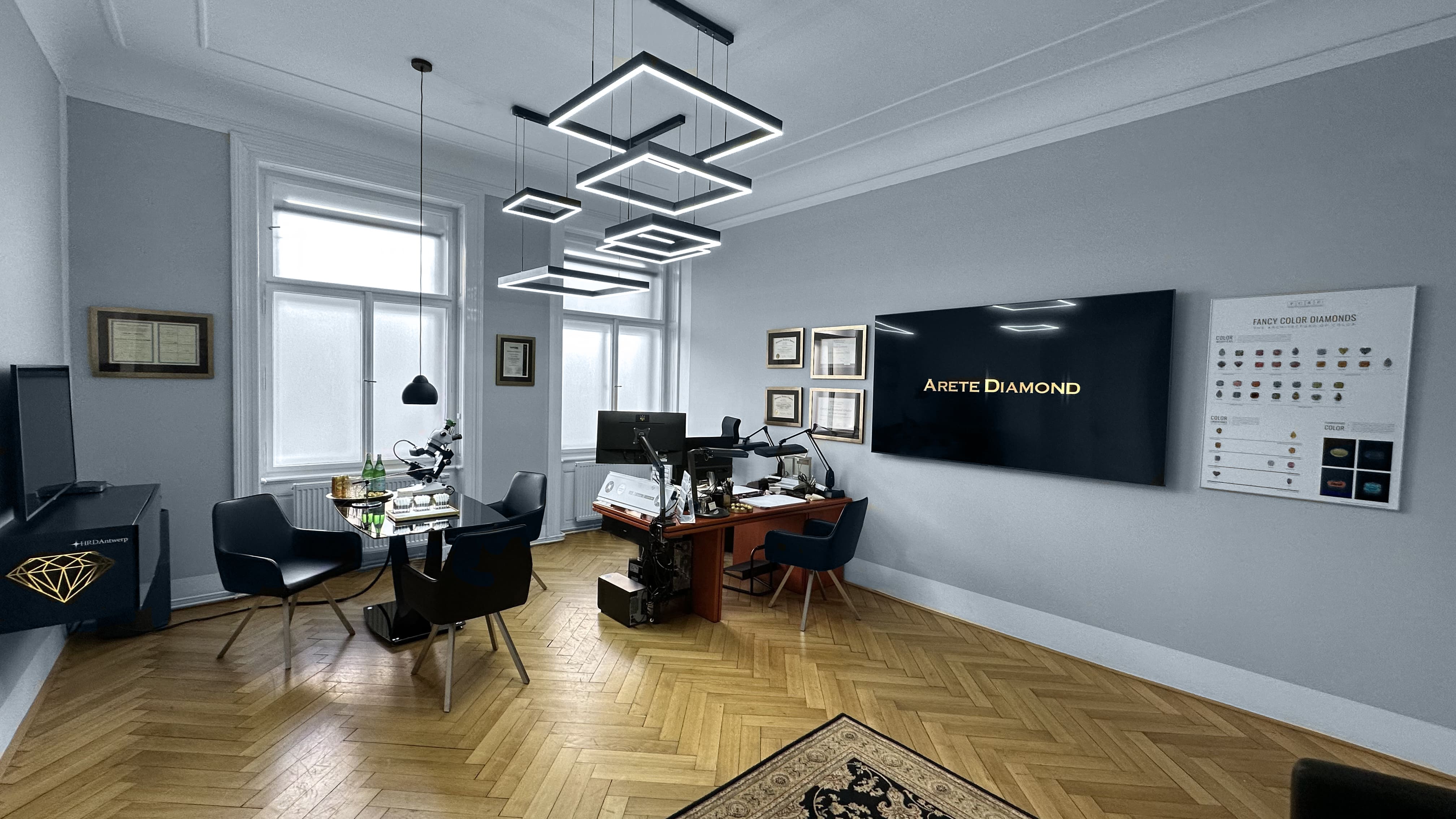 Arete Diamond office in the Stock Exchange Palace, Prague