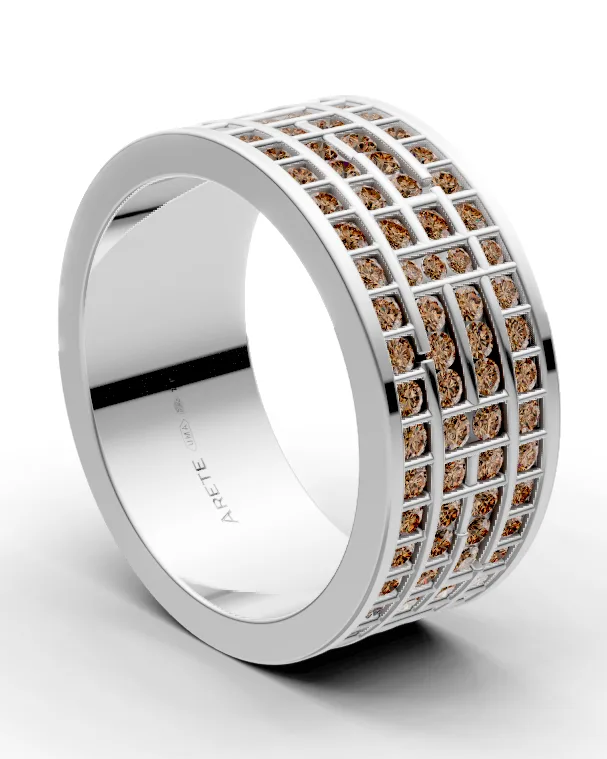 Grid Eternity Band