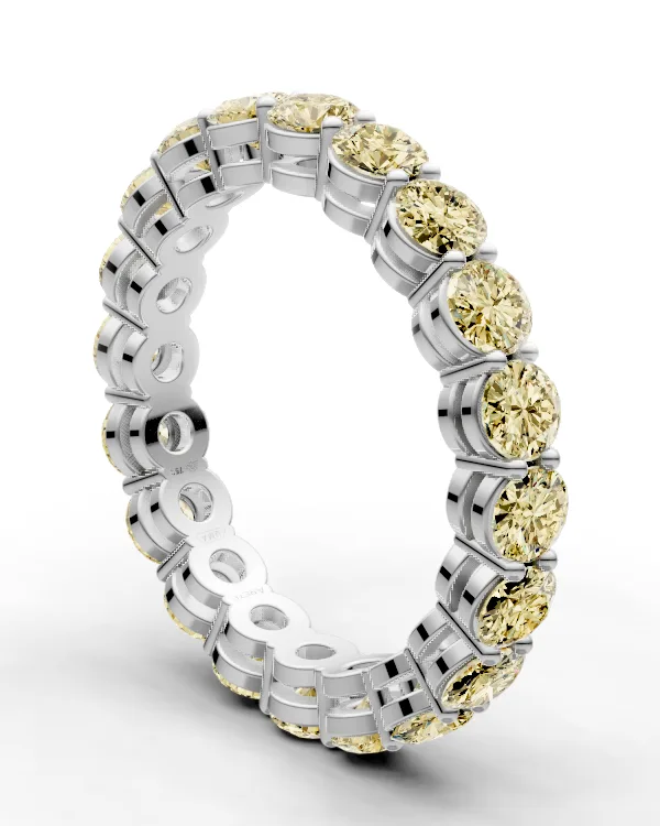 Bar-Prong Eternity Band