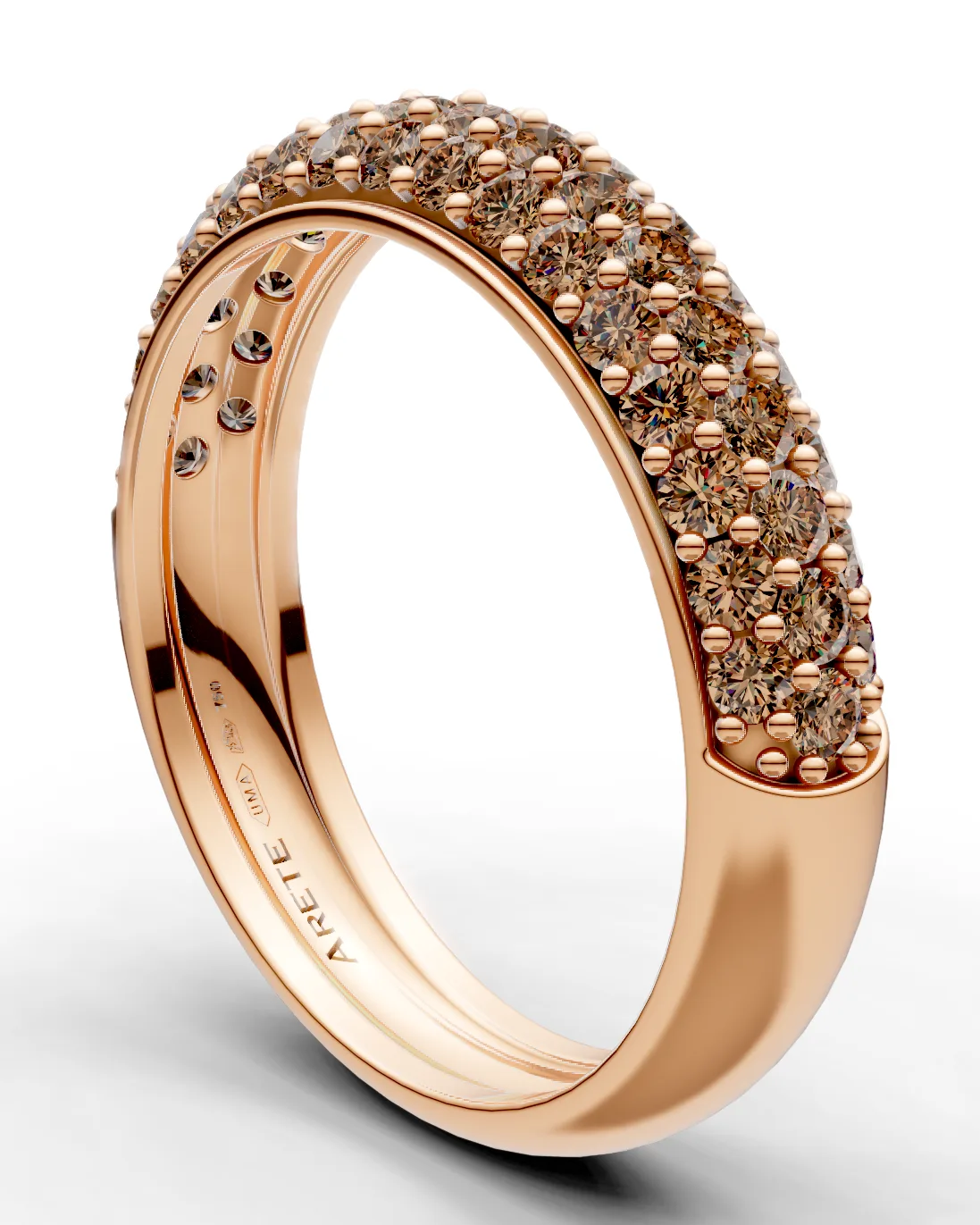Pavé Half-Eternity Band