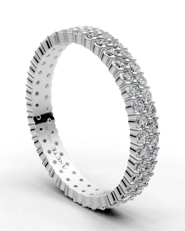 Two-Row Shared-Claw Eternity
