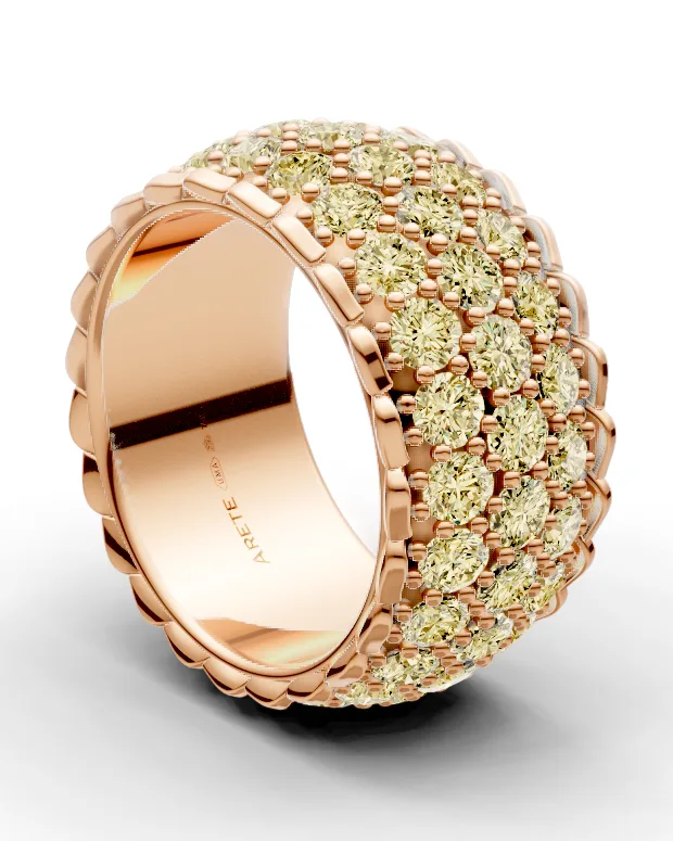 Three Row Eternity Band