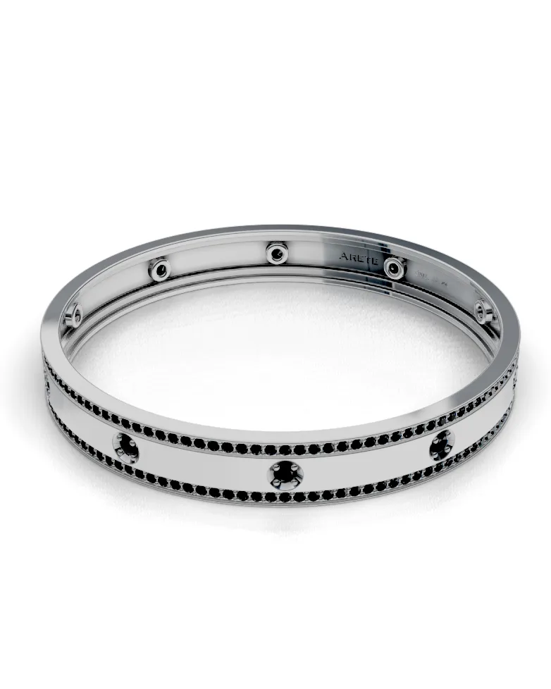 Wide Pavé Bangle