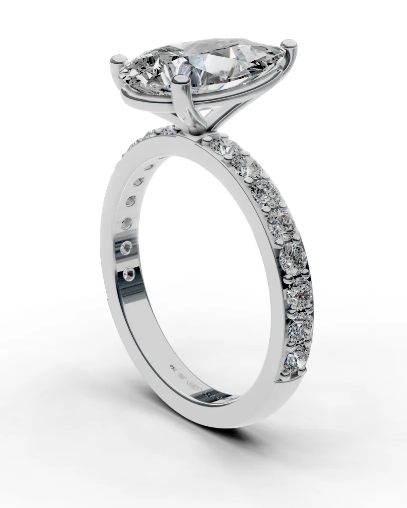 Pear-Cut Solitaire
