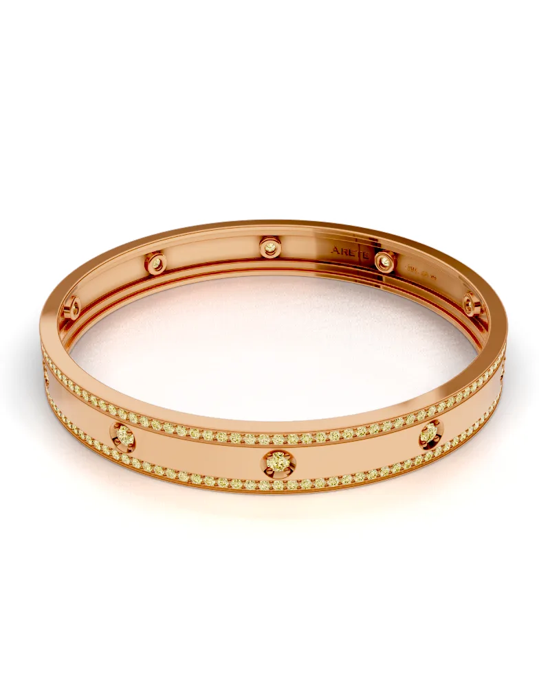 Wide Pavé Bangle