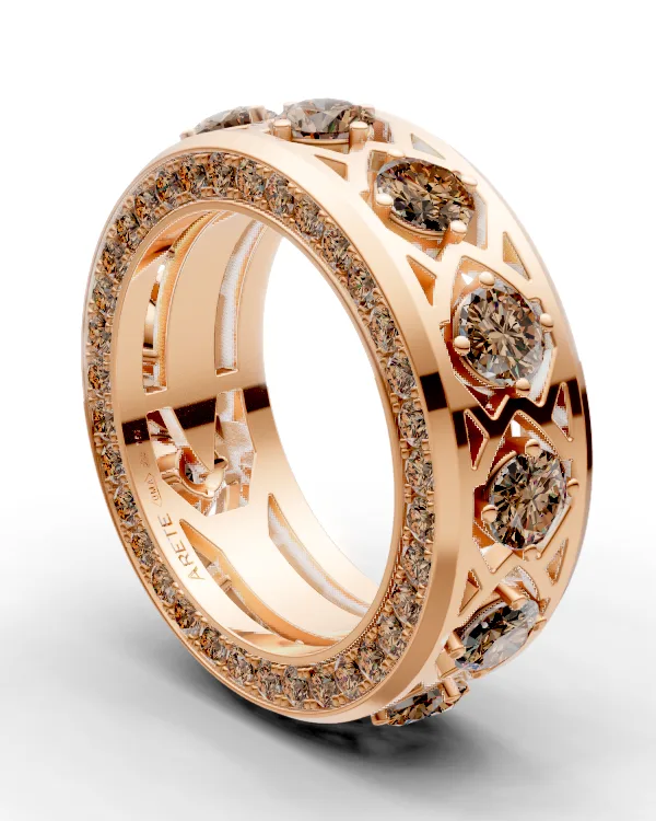 Chevron Eternity Band