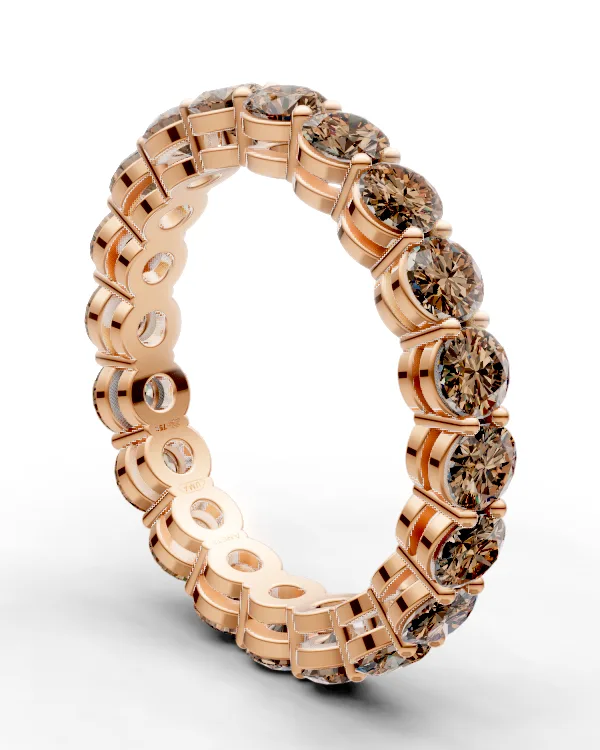 Bar-Prong Eternity Band