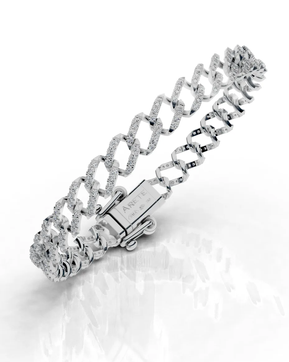Open-Link Pavé Bracelet