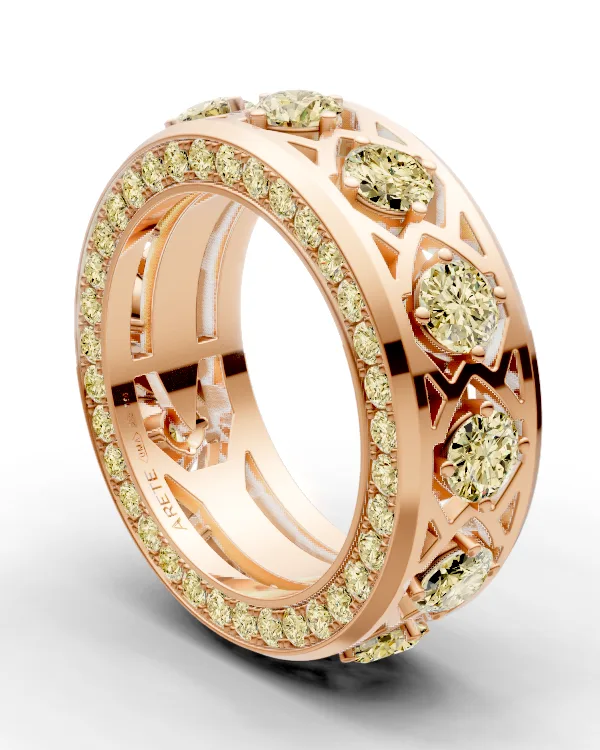 Chevron Eternity Band