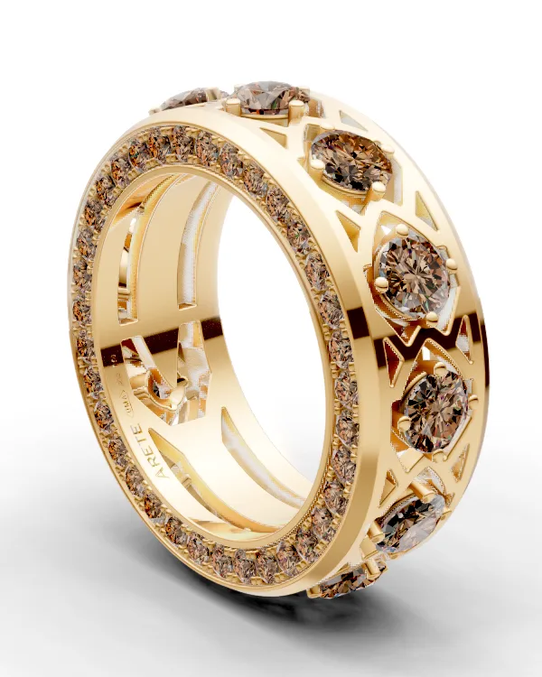 Chevron Eternity Band