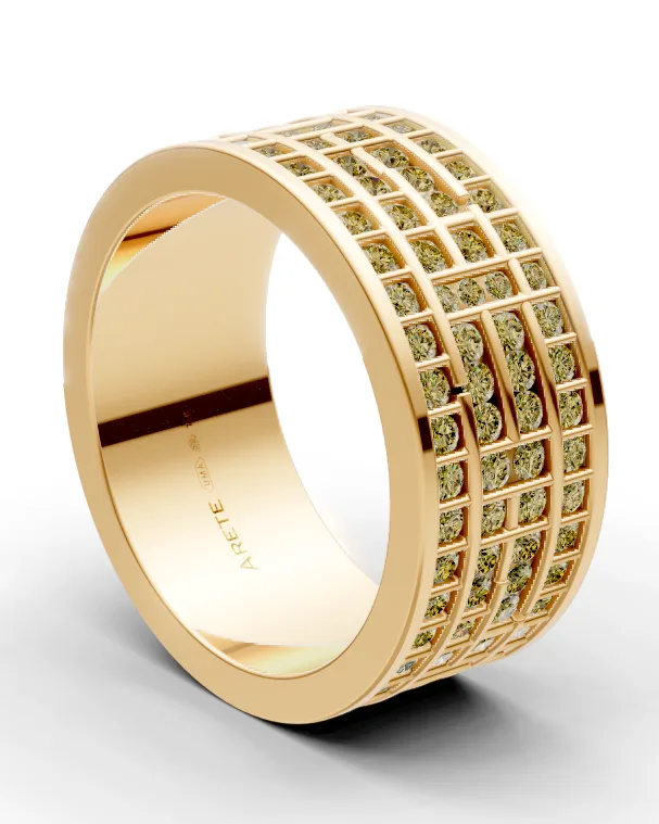 Grid Eternity Band