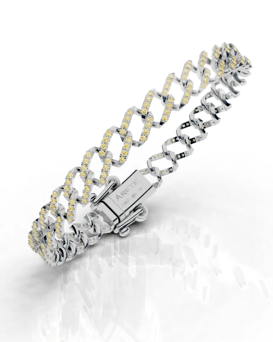 Open-Link Pavé Bracelet