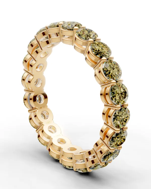 Bar-Prong Eternity Band