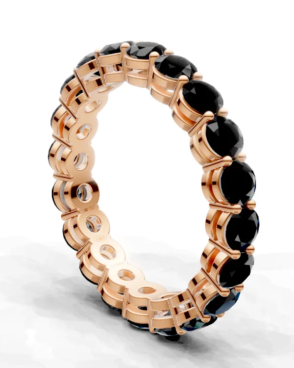 Bar-Prong Eternity Band