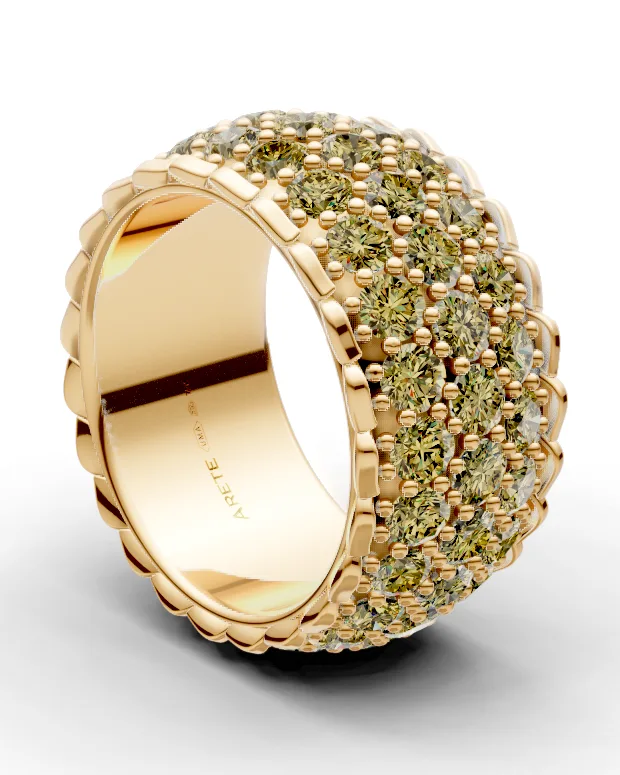 Three Row Eternity Band