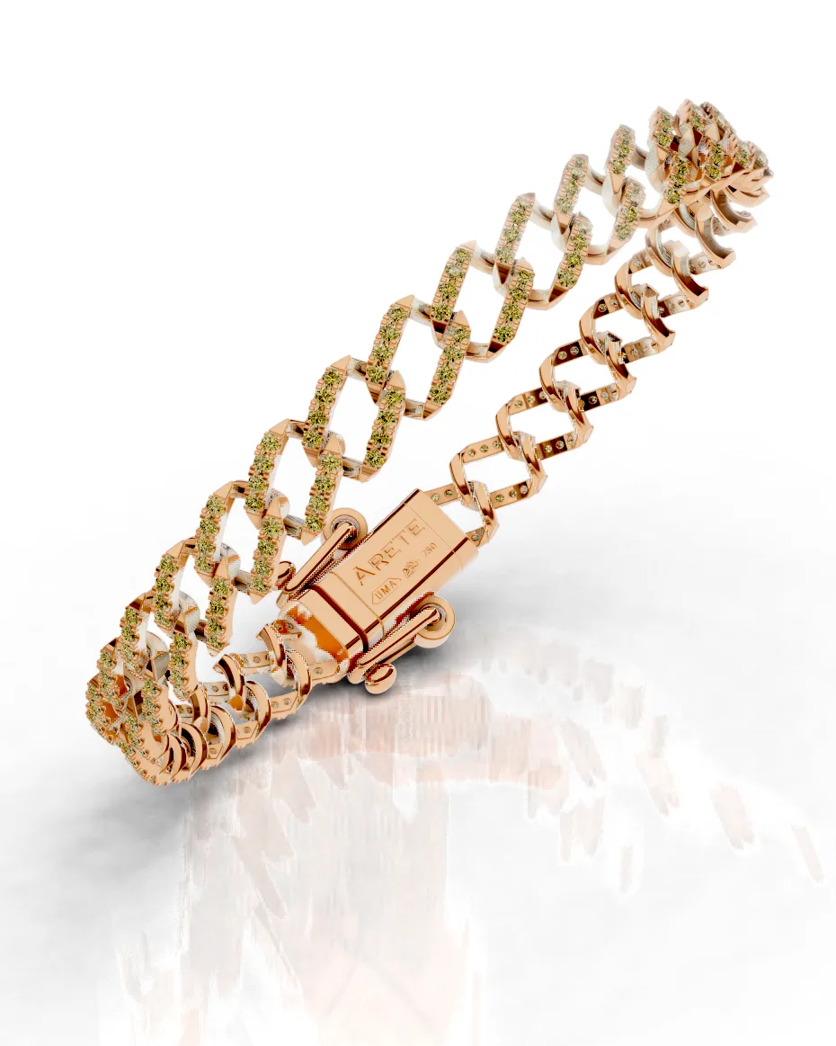 Open-Link Pavé Bracelet