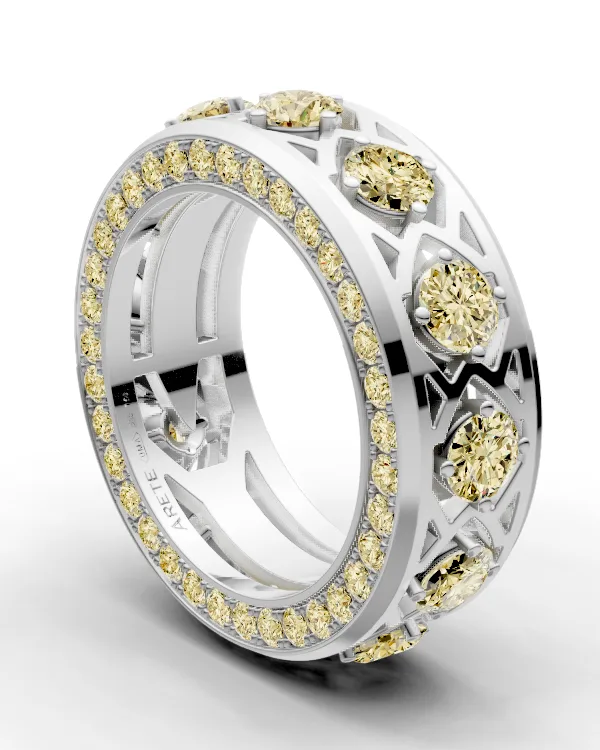 Chevron Eternity Band
