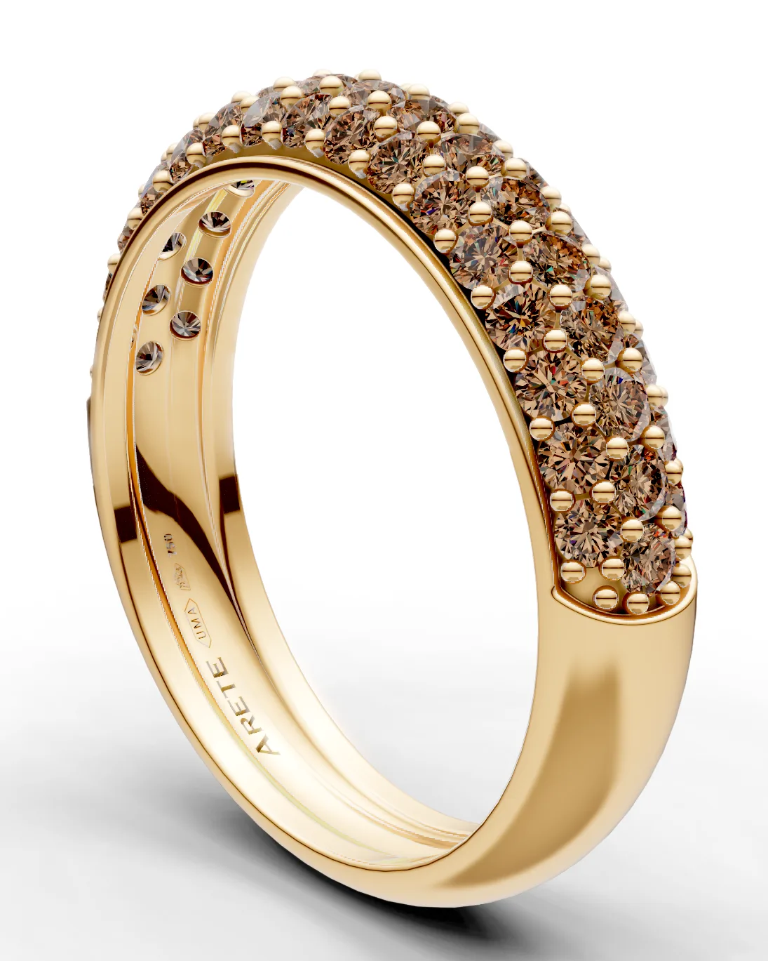 Pavé Half-Eternity Band