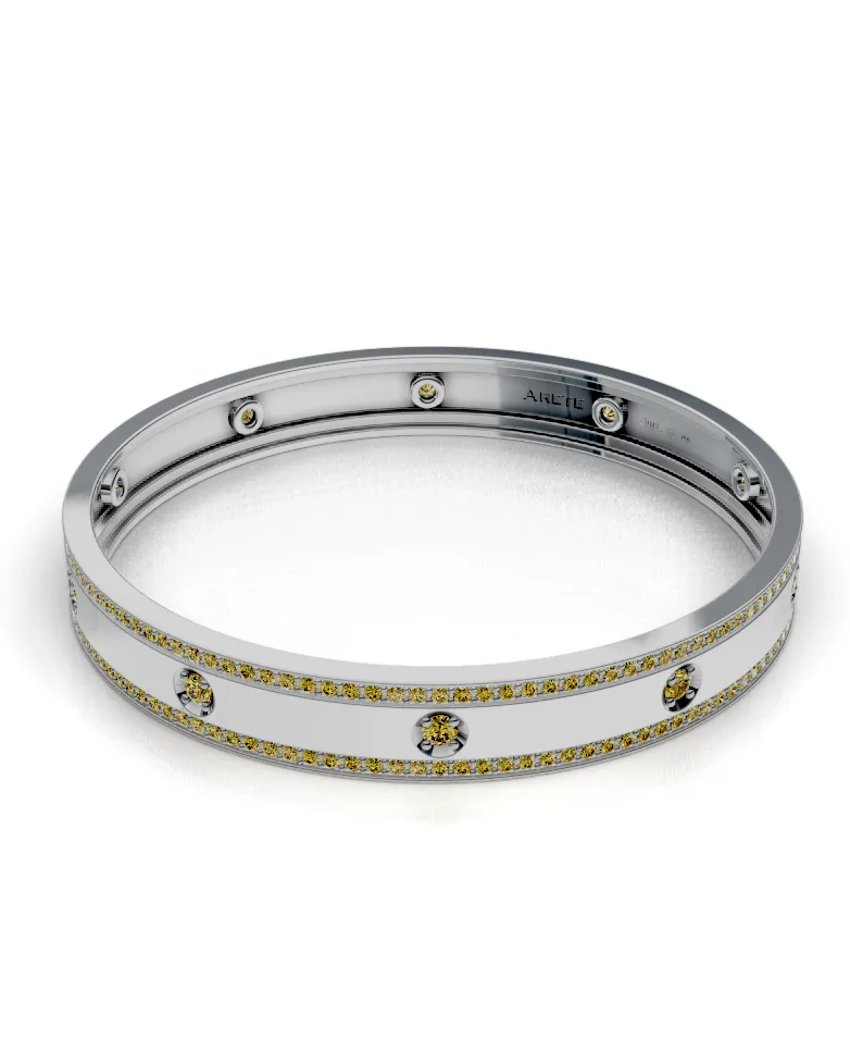 Wide Pavé Bangle