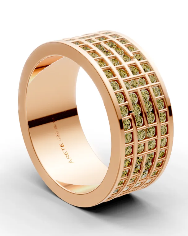 Grid Eternity Band