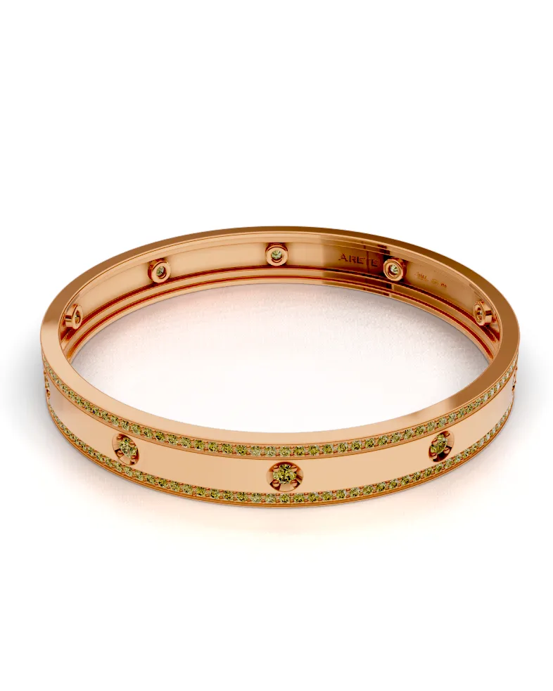 Wide Pavé Bangle