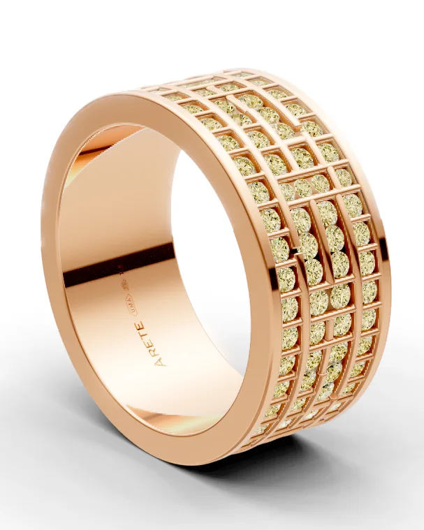Grid Eternity Band