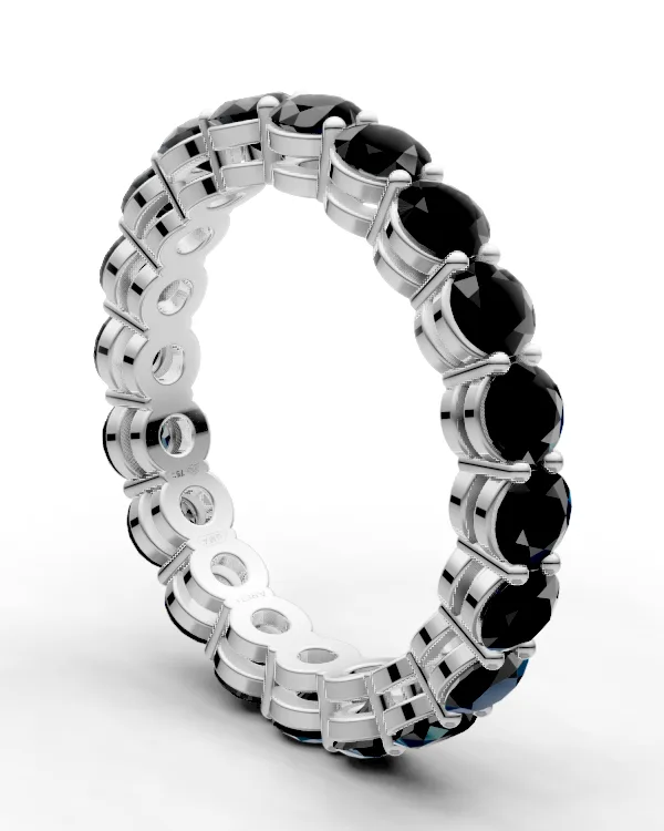 Bar-Prong Eternity Band