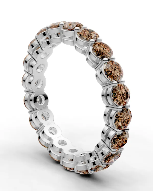 Bar-Prong Eternity Band