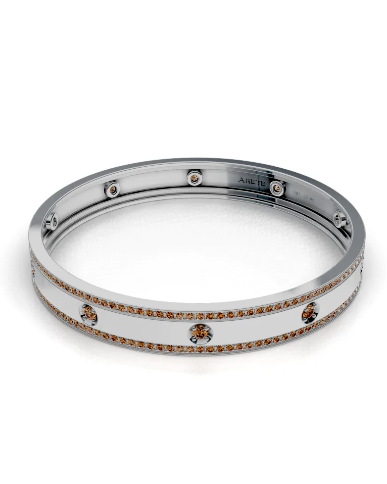 Wide Pavé Bangle