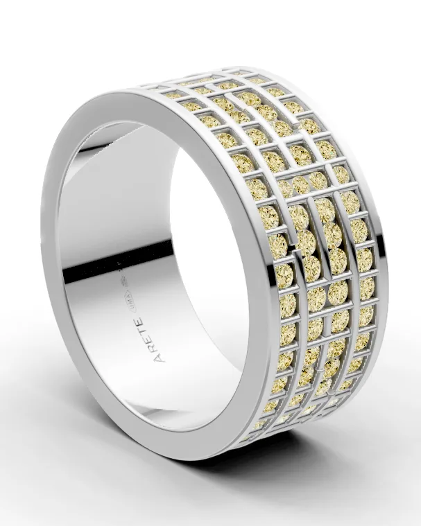 Grid Eternity Band