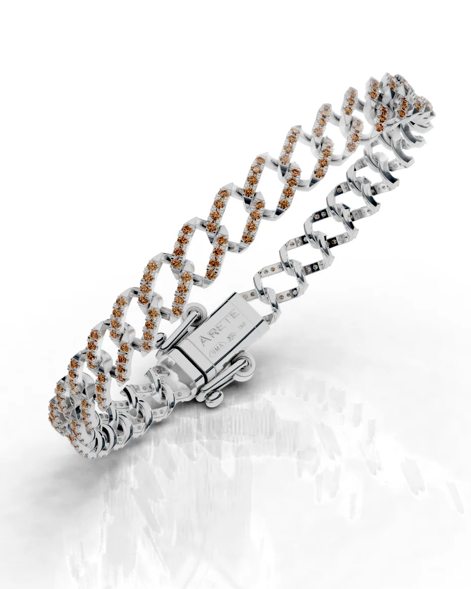 Open-Link Pavé Bracelet