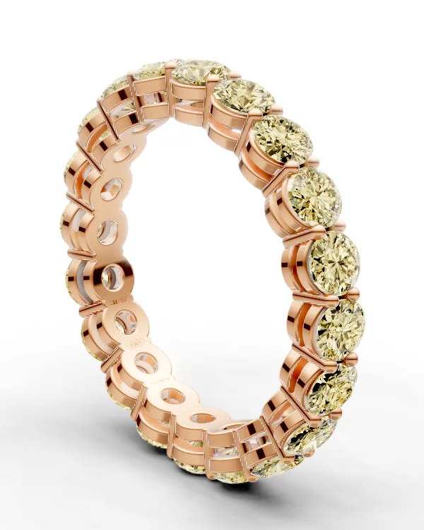 Bar-Prong Eternity Band