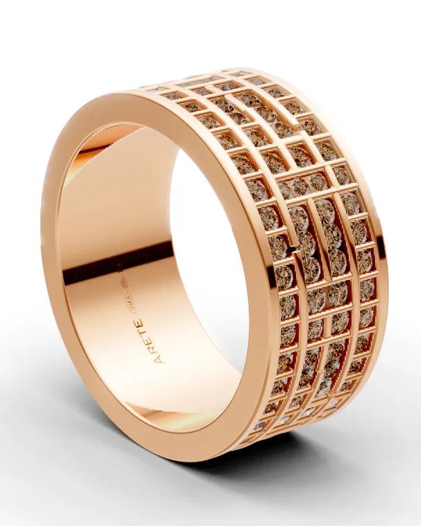 Grid Eternity Band