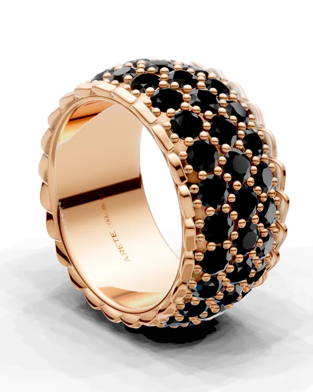 Three Row Eternity Band