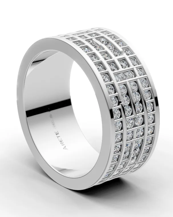 Grid Eternity Band