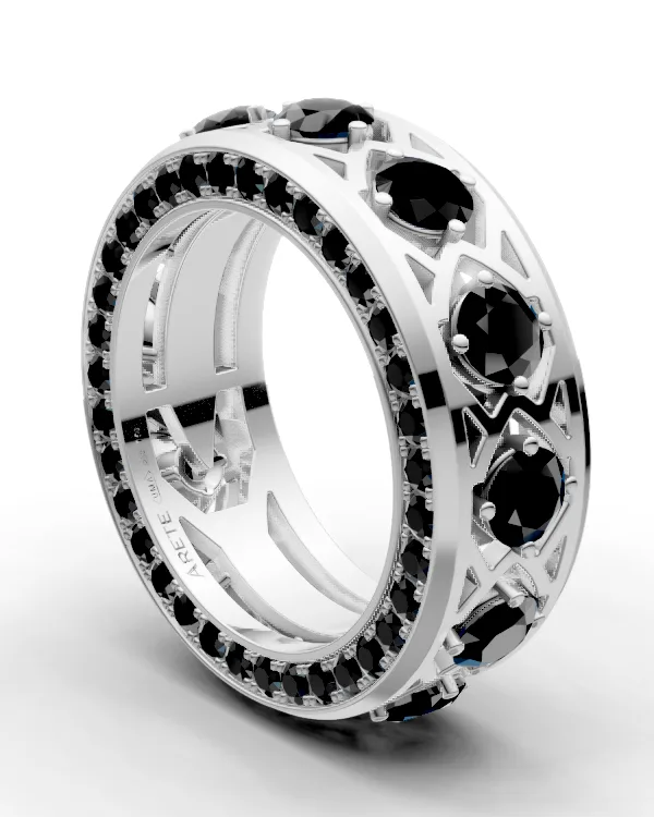 Chevron Eternity Band