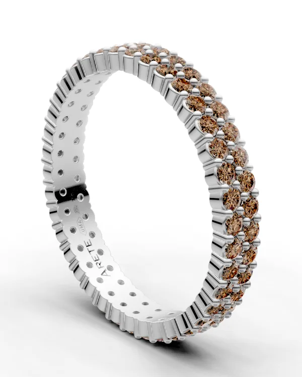 Two-Row Shared-Claw Eternity