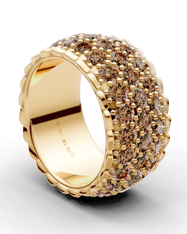 Three Row Eternity Band