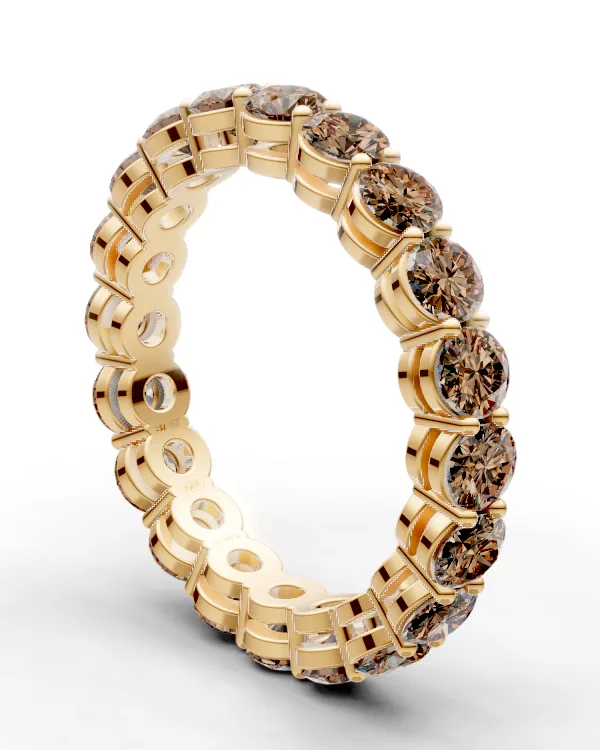 Bar-Prong Eternity Band