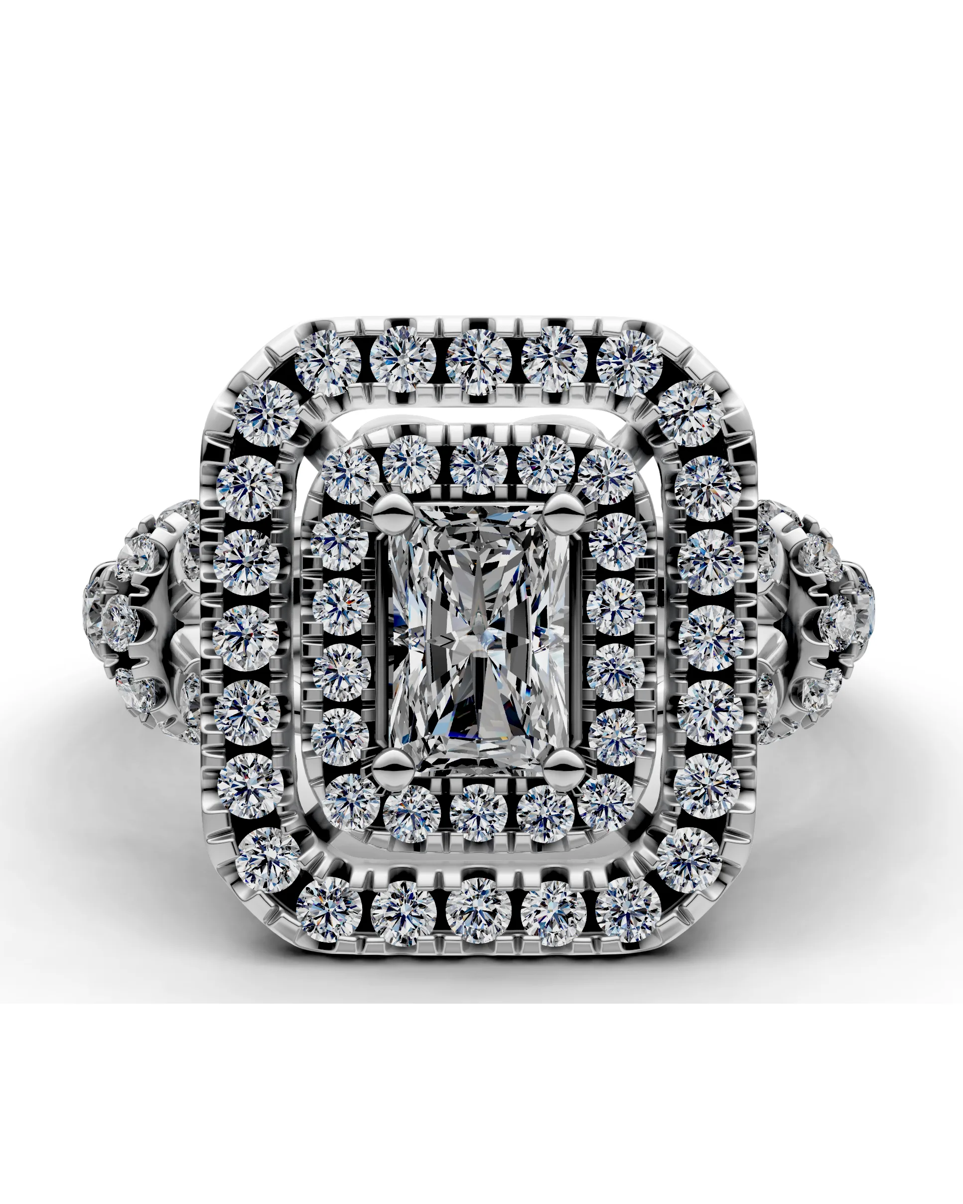 Engagement Rings with an Emerald-Cut Diamond