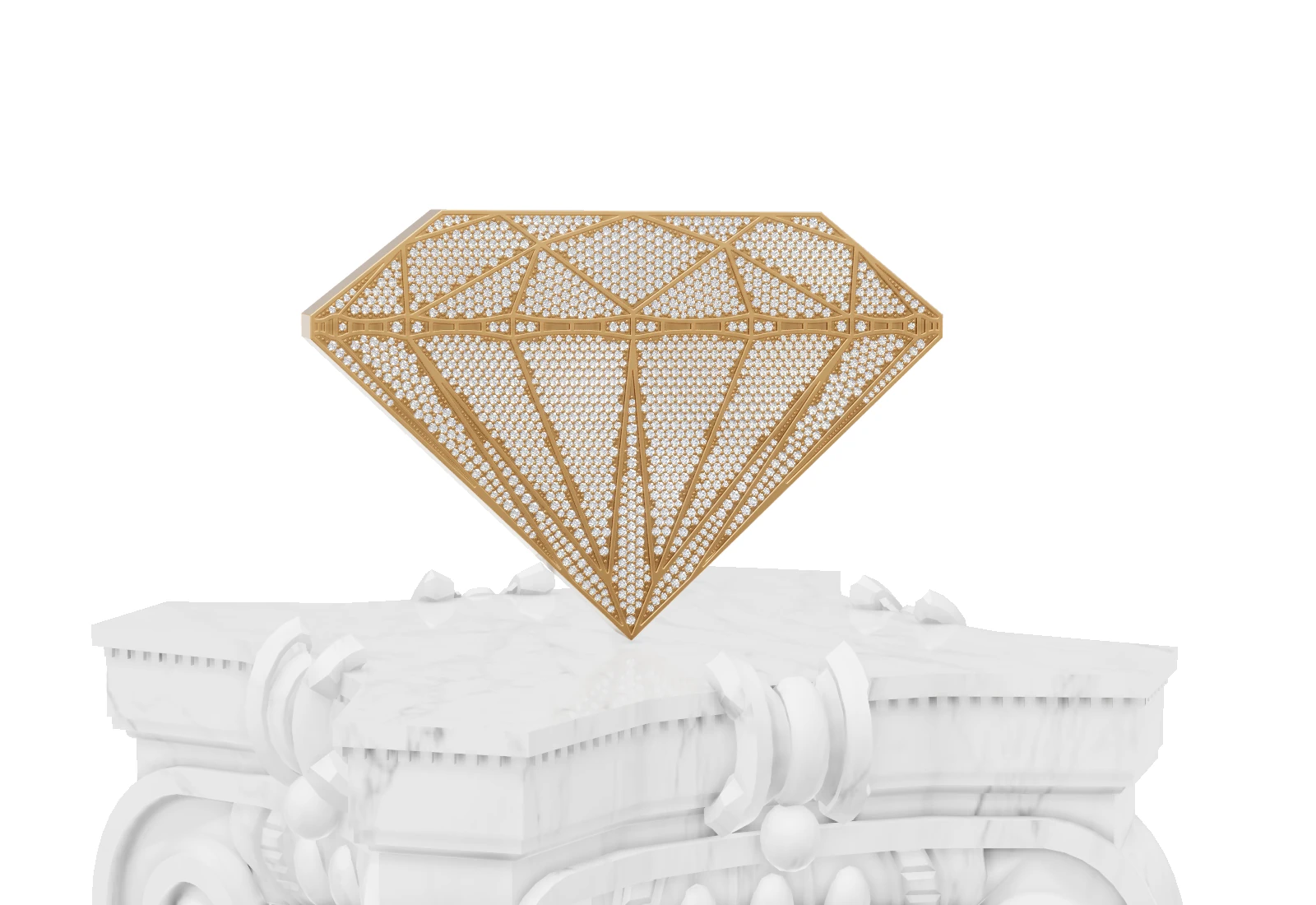 Teemantkarika 3D visualiseering