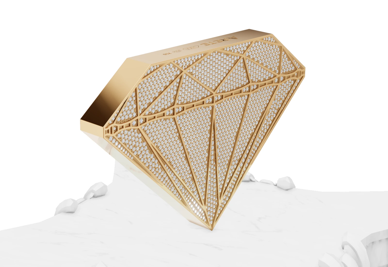 Teemantkarika 3D visualiseering