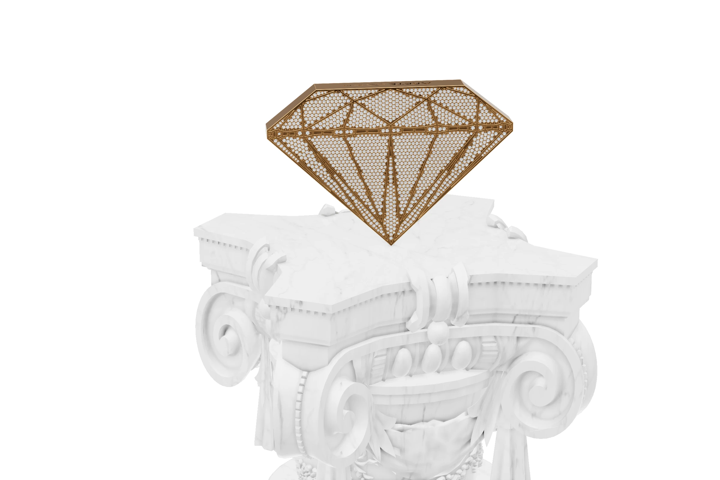 Teemantkarika 3D visualiseering