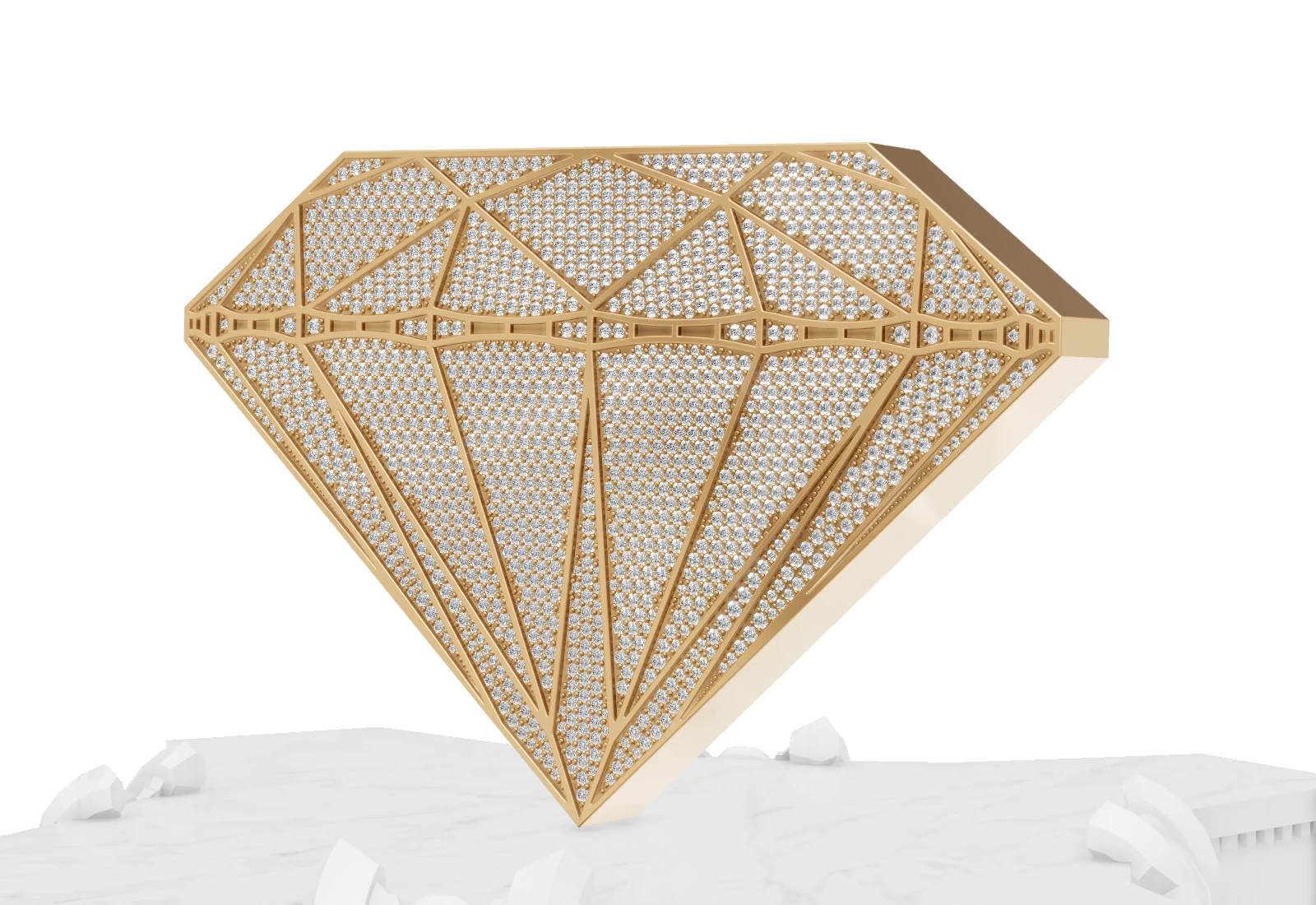 Teemantkarika 3D visualiseering